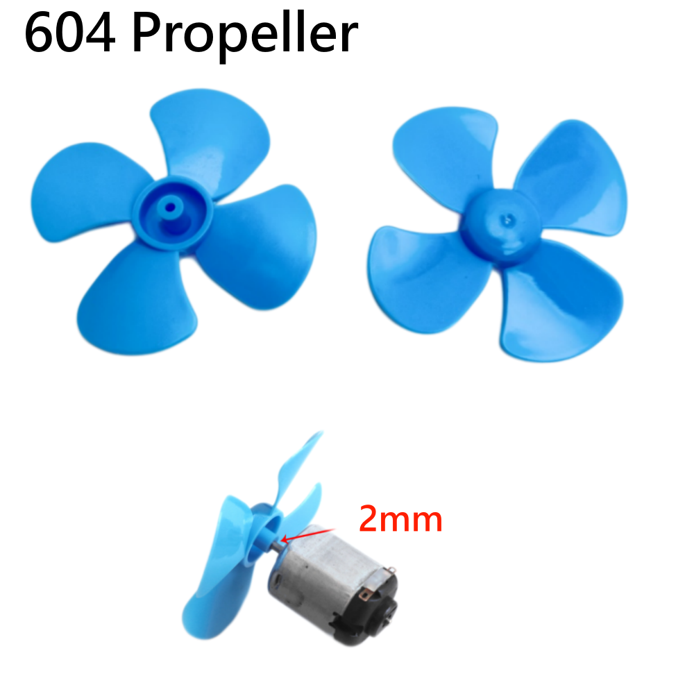 Diy Electric Car - 10pcs 604 4‑Blade Propeller 1.95mm Hole