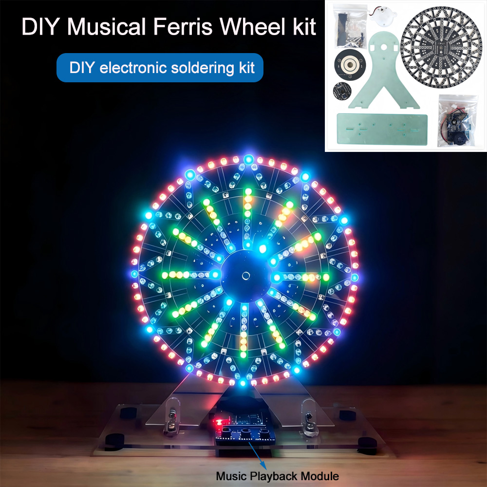 Diy Kit Elektronik - Diy electronic kits LED-Lit Musical Ferris