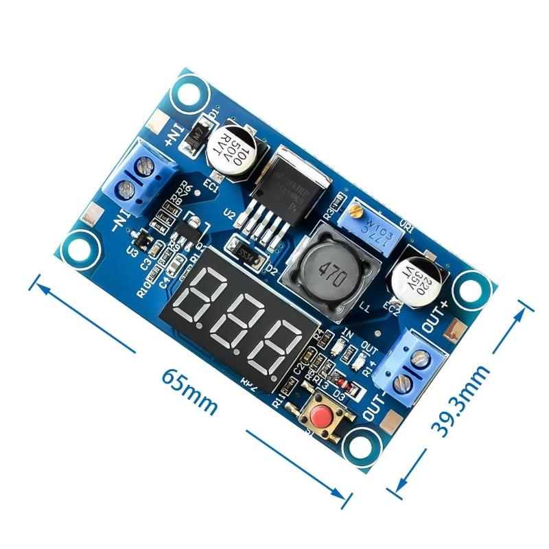 Diy In Electronics - LM2596 Power Supply Module With Display