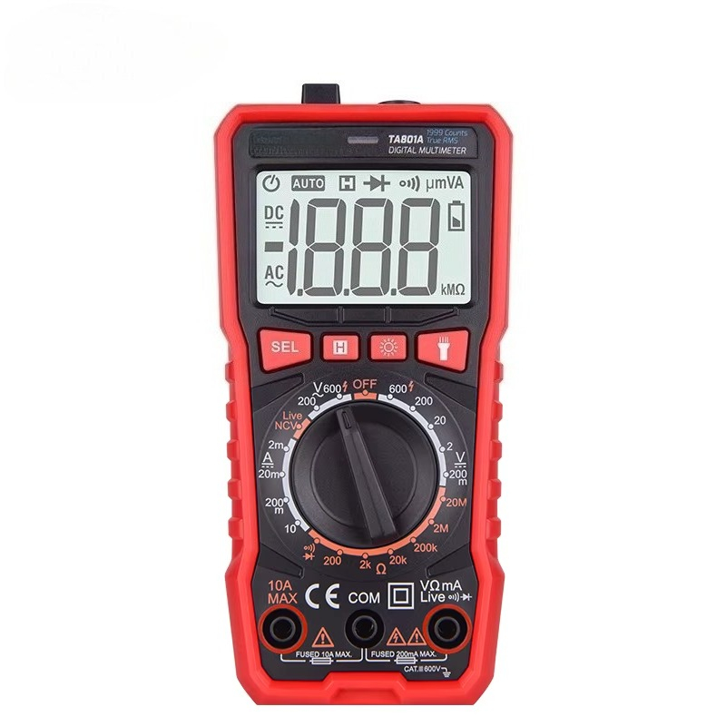 Multimeter Digital - TA801A Digital Smart Multimeter 600V DC/AC