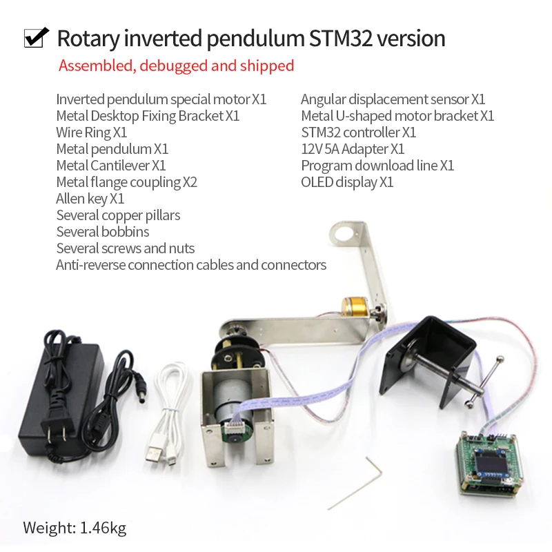 Diy Kit Elektronik - IP570 Rotating Inverted Pendulum For Arduino