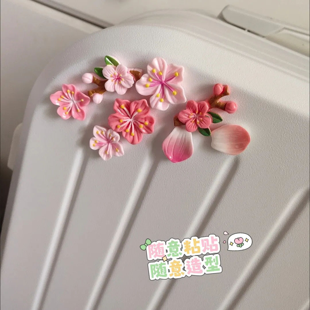 Peach Blossom Car Decal DIY 3D - Diy Electric Car recension och pris
