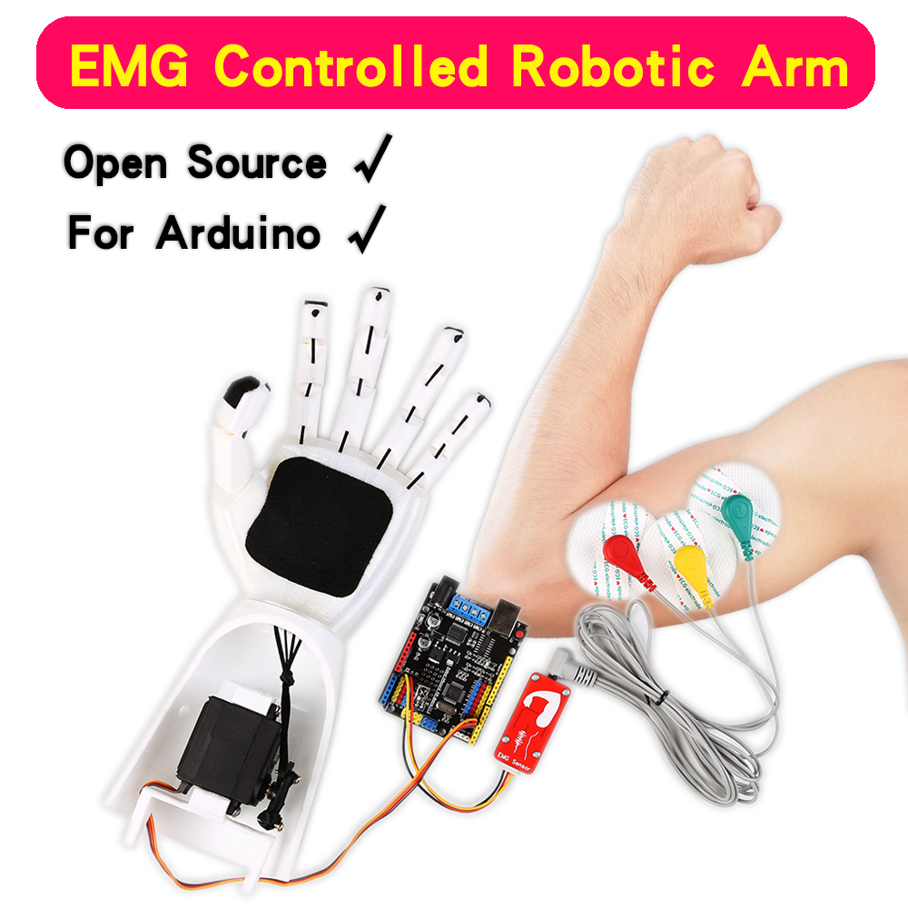 EMG Sensor Robotic Arm Electri - Diy Electronics Kits recension och pris