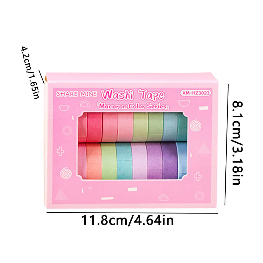 20 Roll Washi Tape Set Diamond - Diy Electronics Components recension och pris