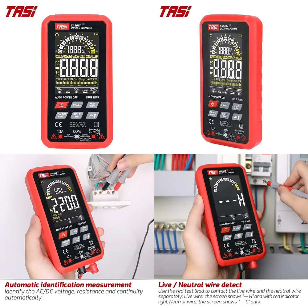 TASI TA805A Smart Digital Mult - Multimeter Digital recension och pris