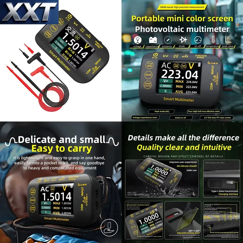 XXT Professional Digital Multi - Multimeter Digital recension och pris