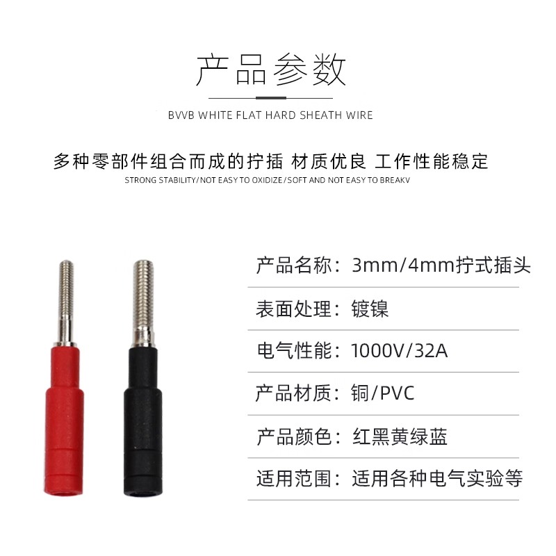 DCC 3mm/4mm Threaded Plug Pure - Diy Electronics Uk recension och pris