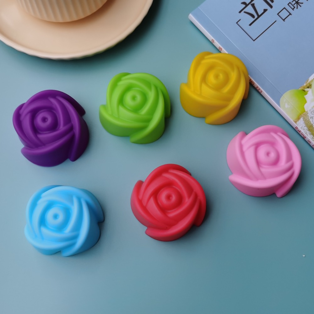 Cute 5cm Flower Silicone Cake  - Diy Electronics Components recension och pris