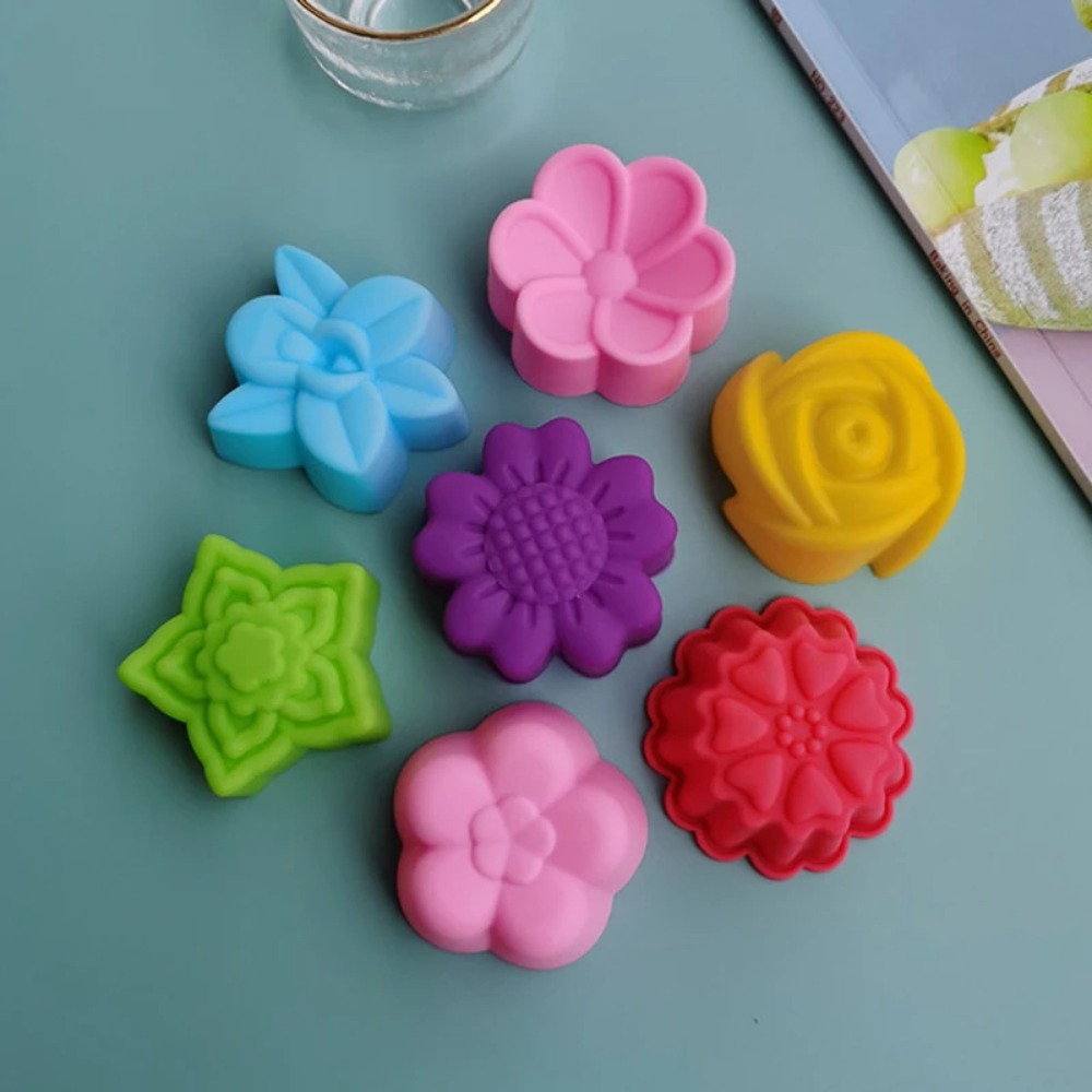 Cute 5cm Flower Silicone Cake  - Diy Electronics Components recension och pris