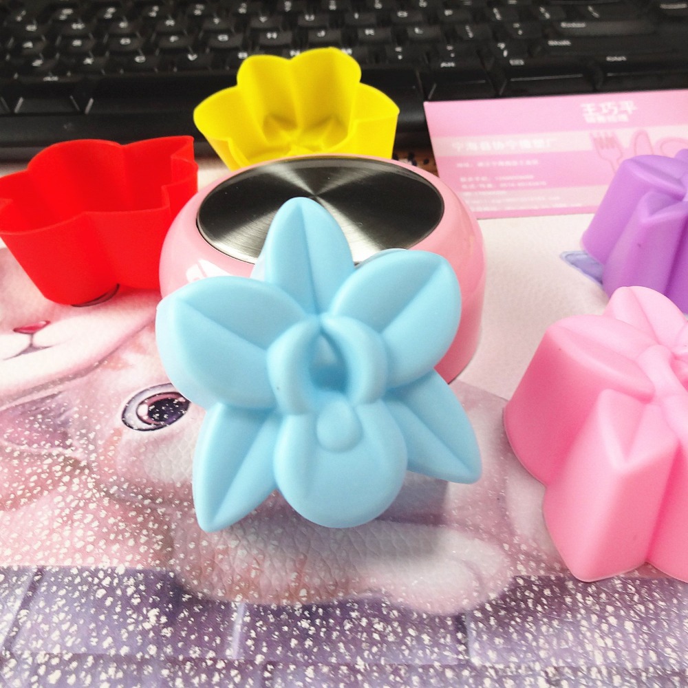Cute 5cm Flower Silicone Cake  - Diy Electronics Components recension och pris