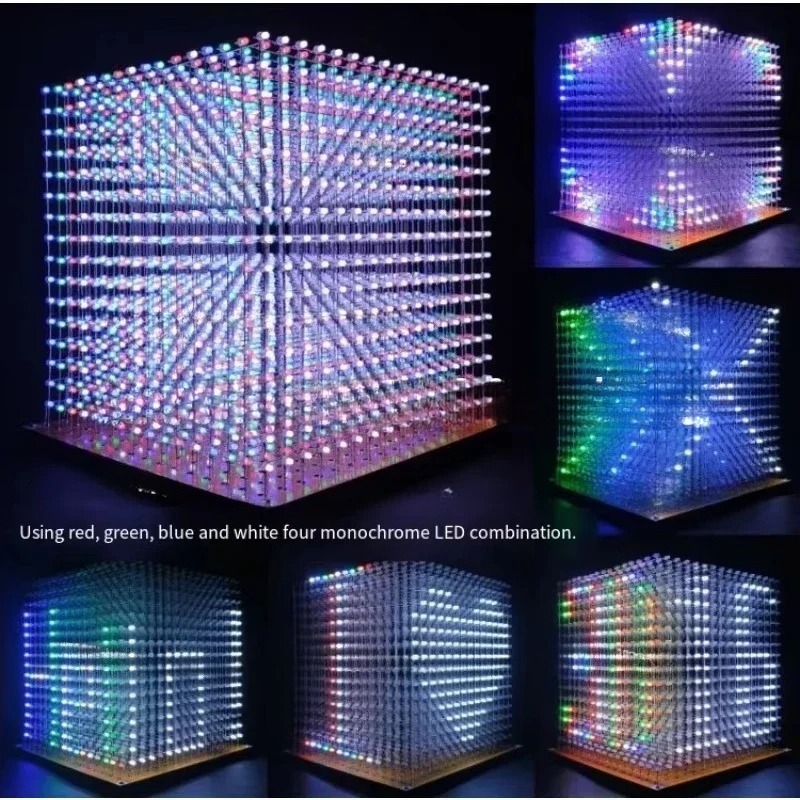 3 D16mini Light Cube Kit 16x16 - Diy Electronics Kits recension och pris