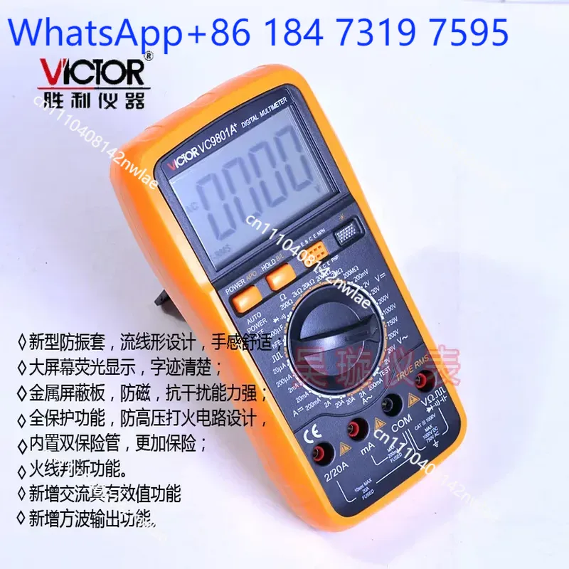 Digital Multimeter VC9801A VC9 - Multimeter Digital recension och pris