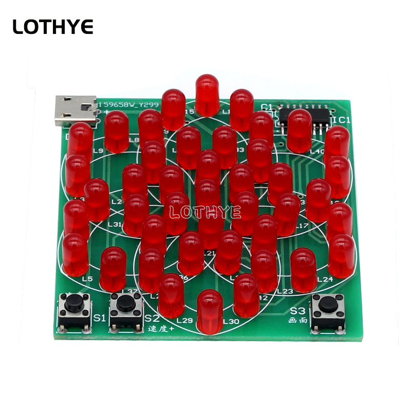 43 LED Multi Style Pattern Ele - Diy Kit Elektronik recension och pris