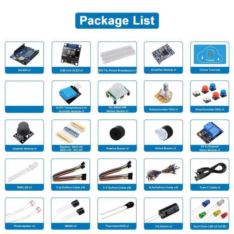 UNO R4 WiFi Compatible Develop - Diy Electronics Kits recension och pris