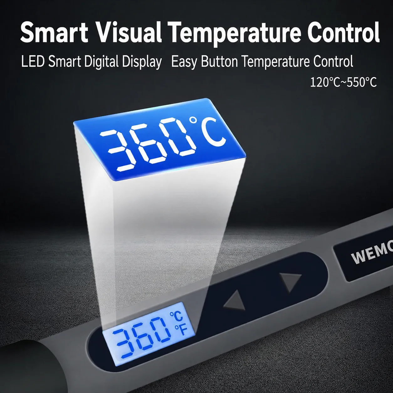 90W Digital LCD Adjustable Tem - Diy Electronics Uk recension och pris
