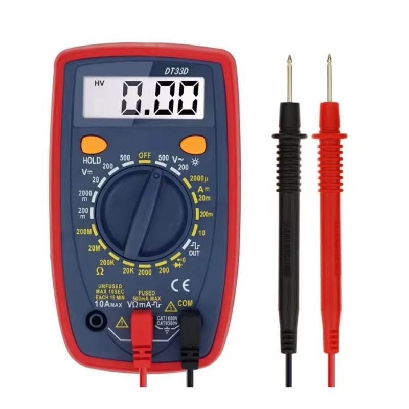 Factory Hot Sale DT33D AC DC V - Multimeter Digital recension och pris