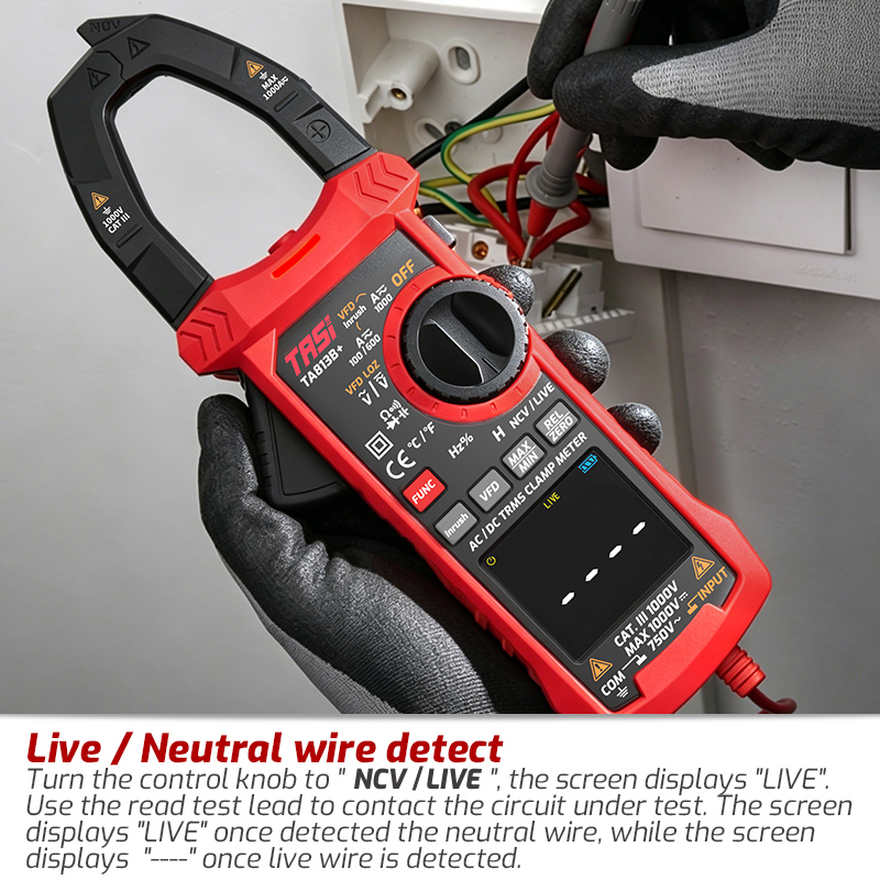 TA813B+ Digital Clamp Meter 60 - Multimeter Digital recension och pris