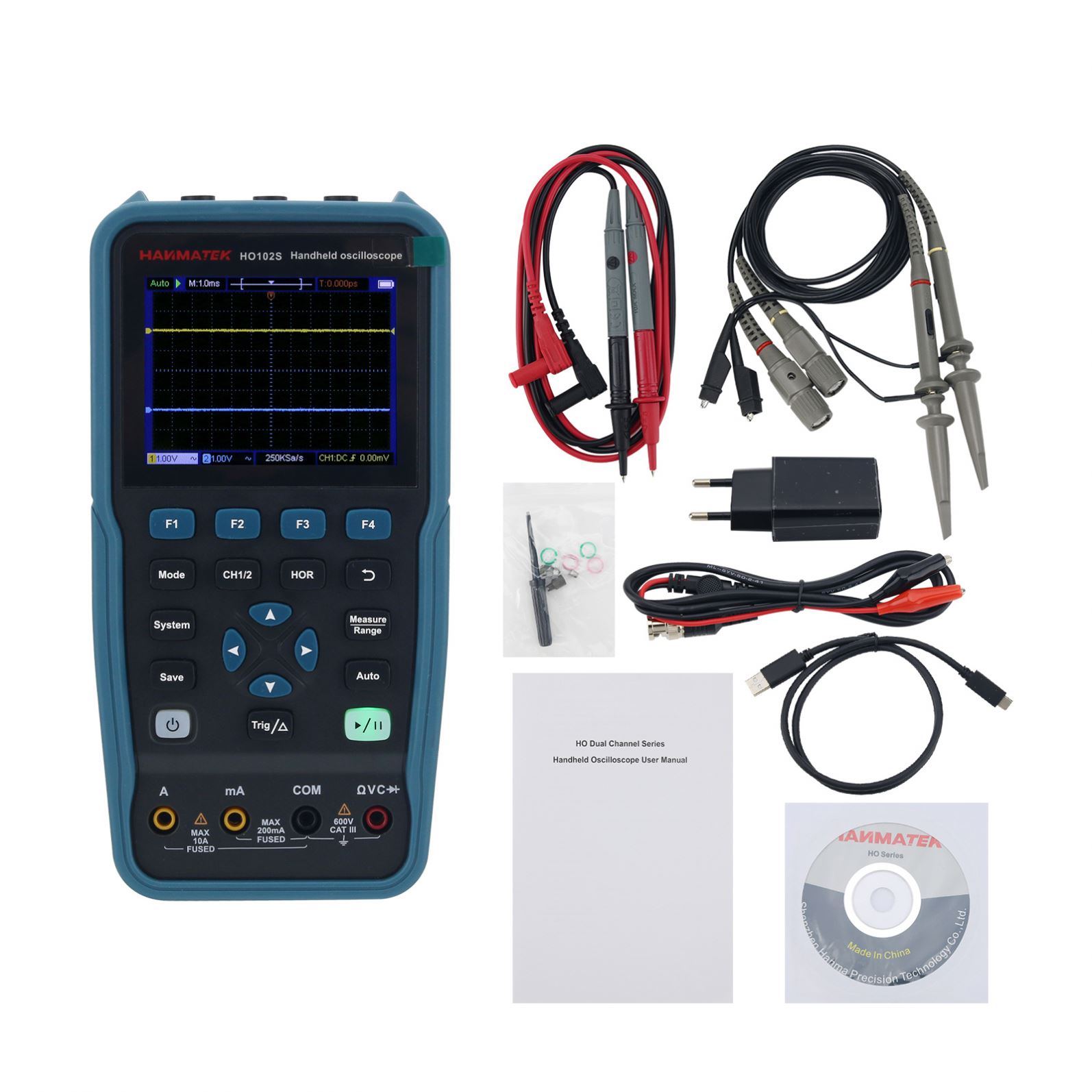 HO102 HO102S 100M Digital Osci - Multimeter Digital recension och pris