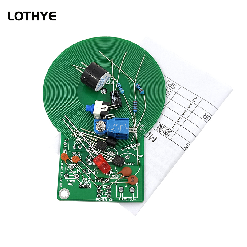DC 3V-5V Metal Detector Kit DI - Diy Kit Elektronik recension och pris