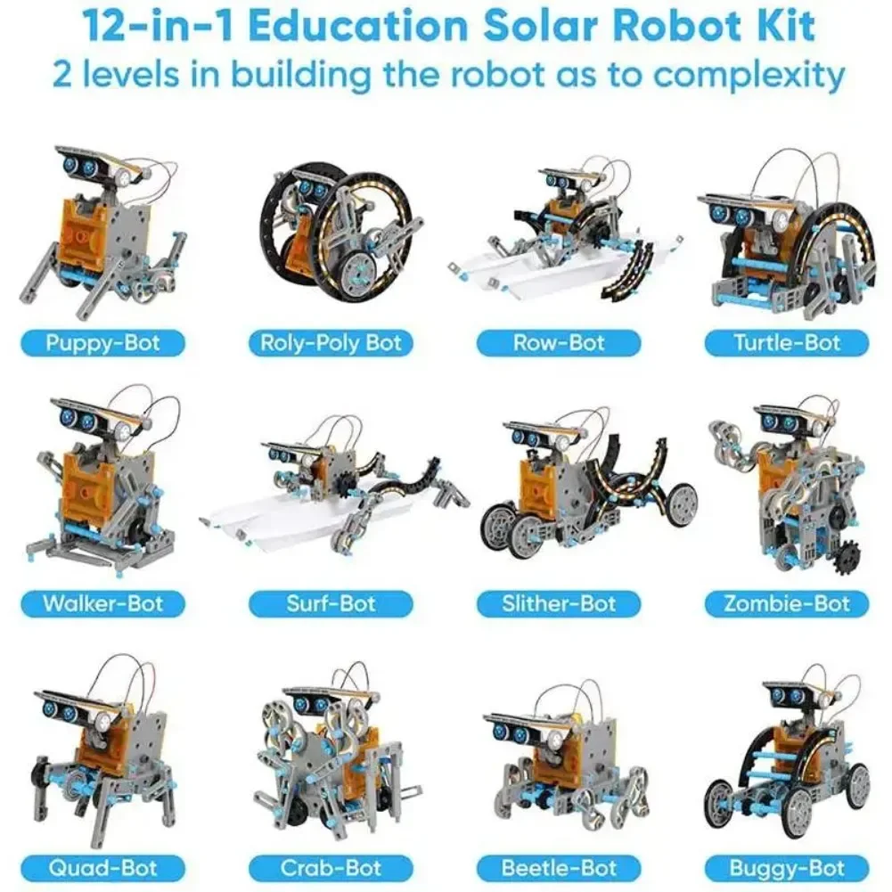 13 in 1 Solar Powered Robot Sc - Diy Kit Elektronik recension och pris
