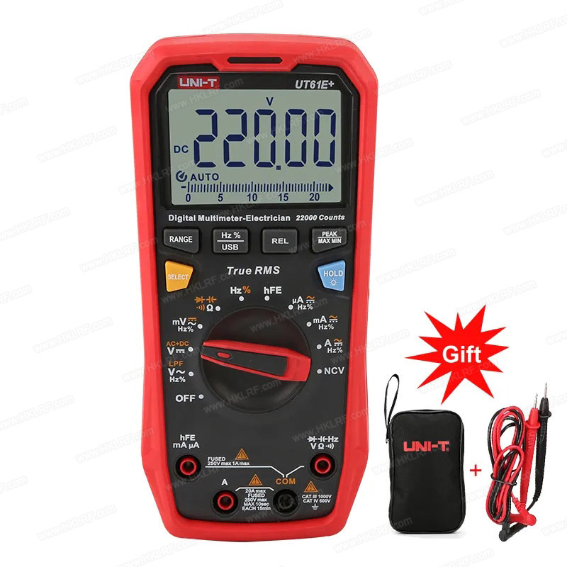 True RMS  AC DC Voltage Tester - Multimeter Digital recension och pris